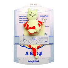 Keptin Jr. packaging with orange cat squeaky toy