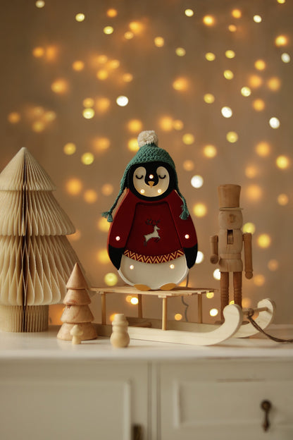 Little Lights Mini Holiday Penguin Lamp ~ Limited Edition