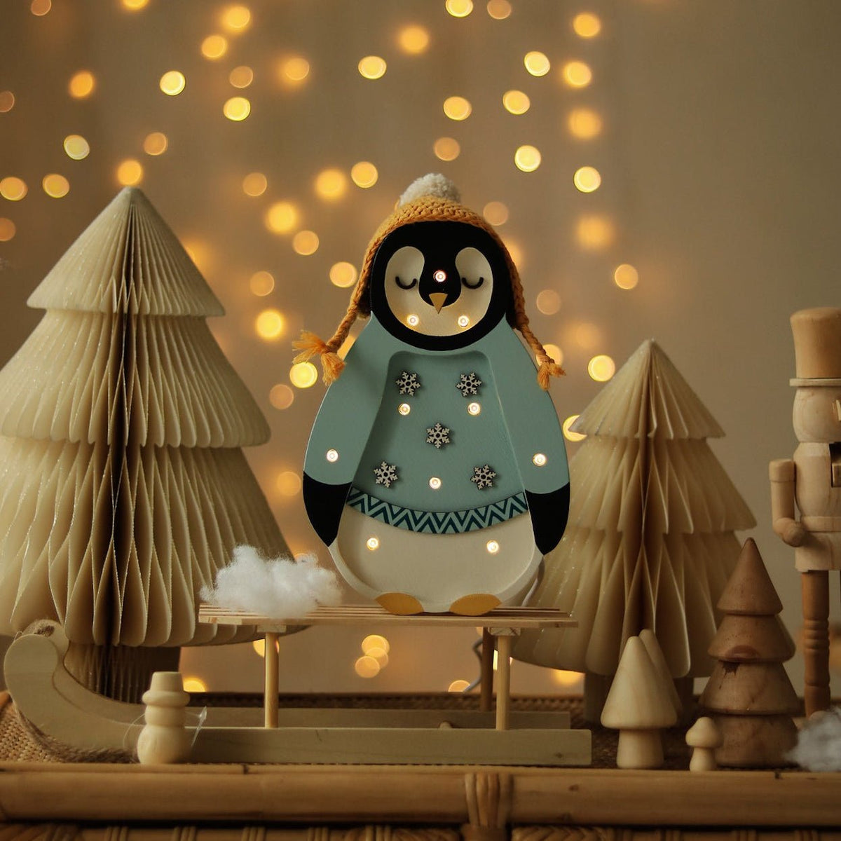Little Lights Mini Holiday Penguin Lamp ~ Limited Edition