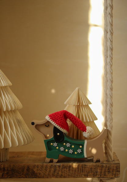 Little Lights Mini Holiday Puppy Lamp ~ Limited Edition