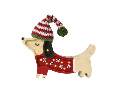 Little Lights Mini Holiday Puppy Lamp ~ Limited Edition