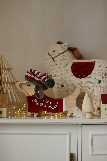Little Lights Mini Holiday Puppy Lamp ~ Limited Edition