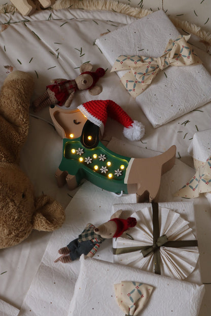 Little Lights Mini Holiday Puppy Lamp ~ Limited Edition