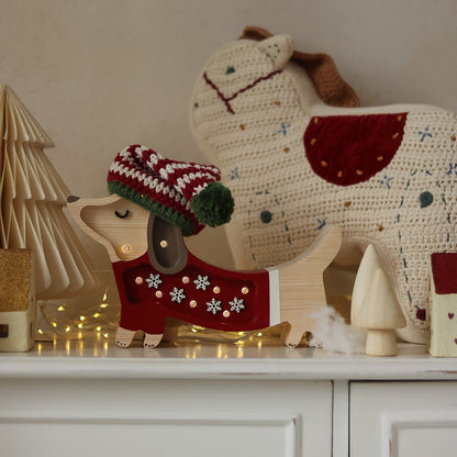Little Lights Mini Holiday Puppy Lamp ~ Limited Edition