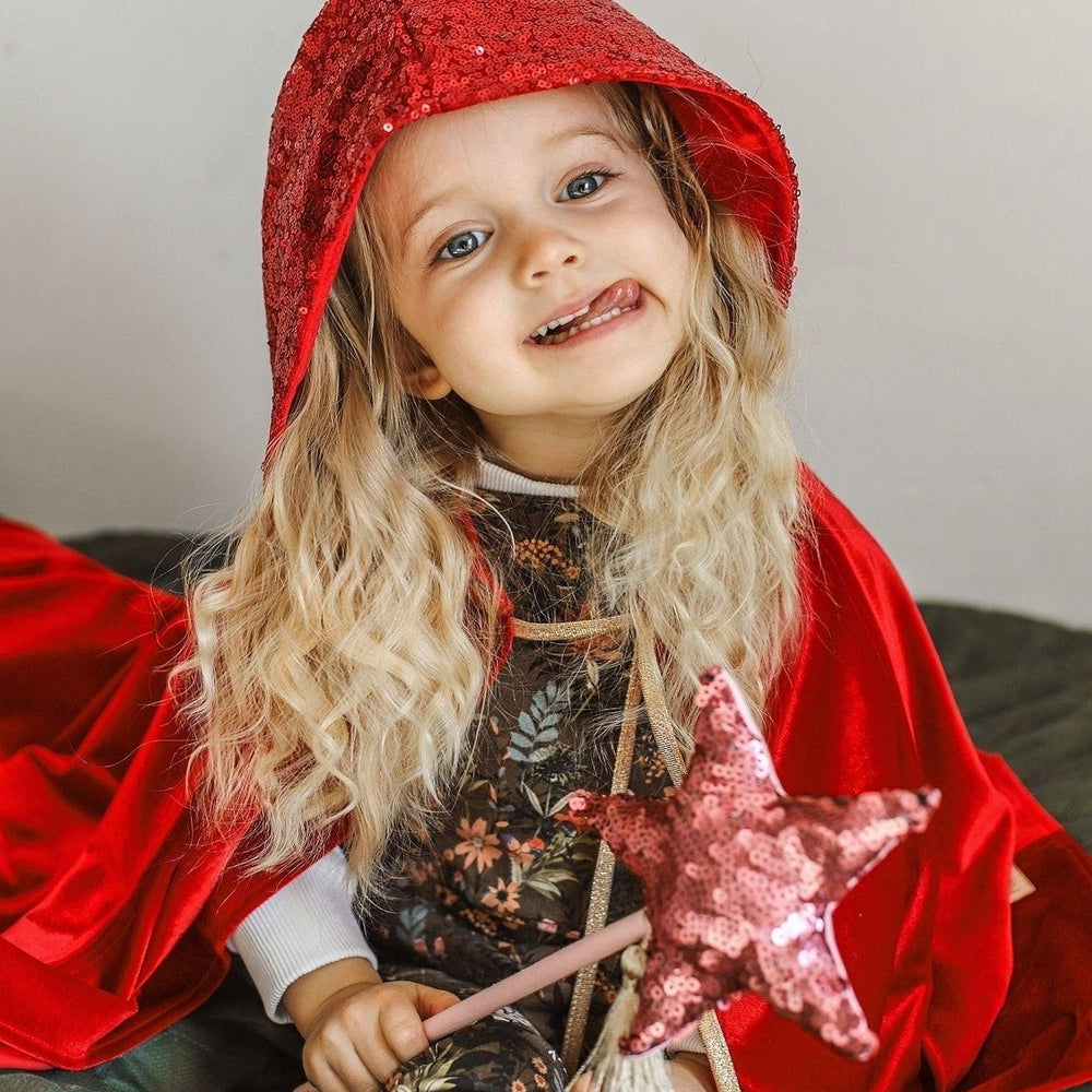 “Little Red Riding Hood” Magic Cape for open-ended play - Title: Default Title
