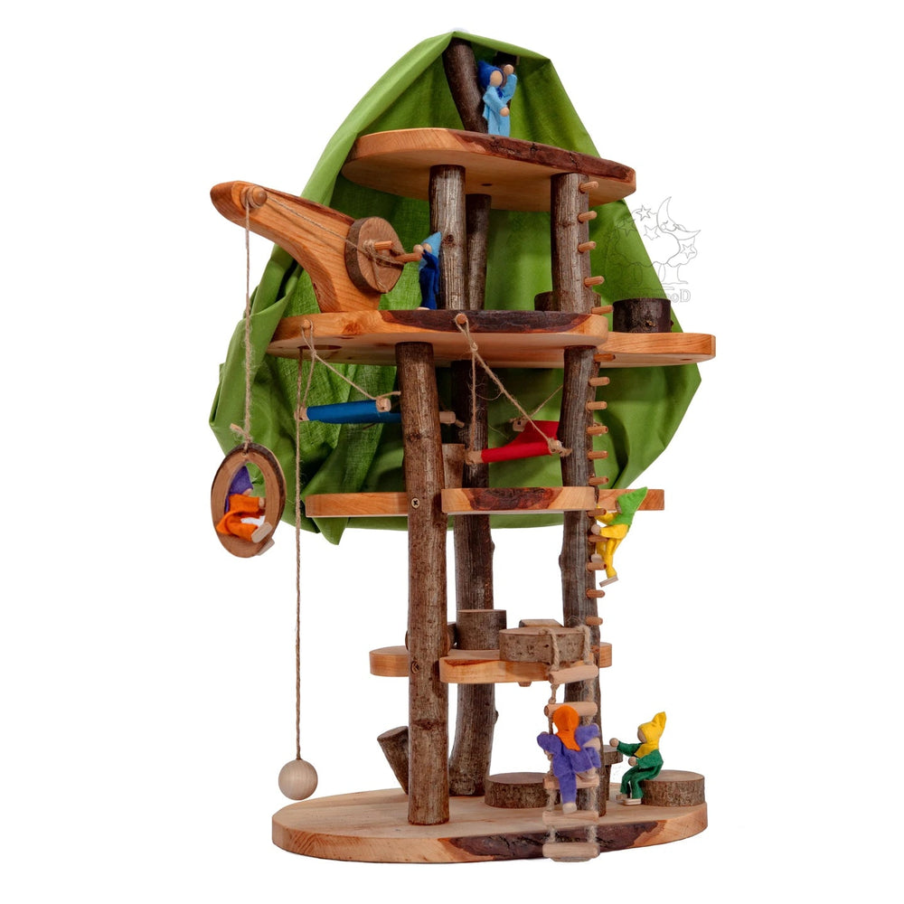 Magic Wood Forest Tree House (TH3) - wood, natural playhouse for open-ended play - Title: Default Title