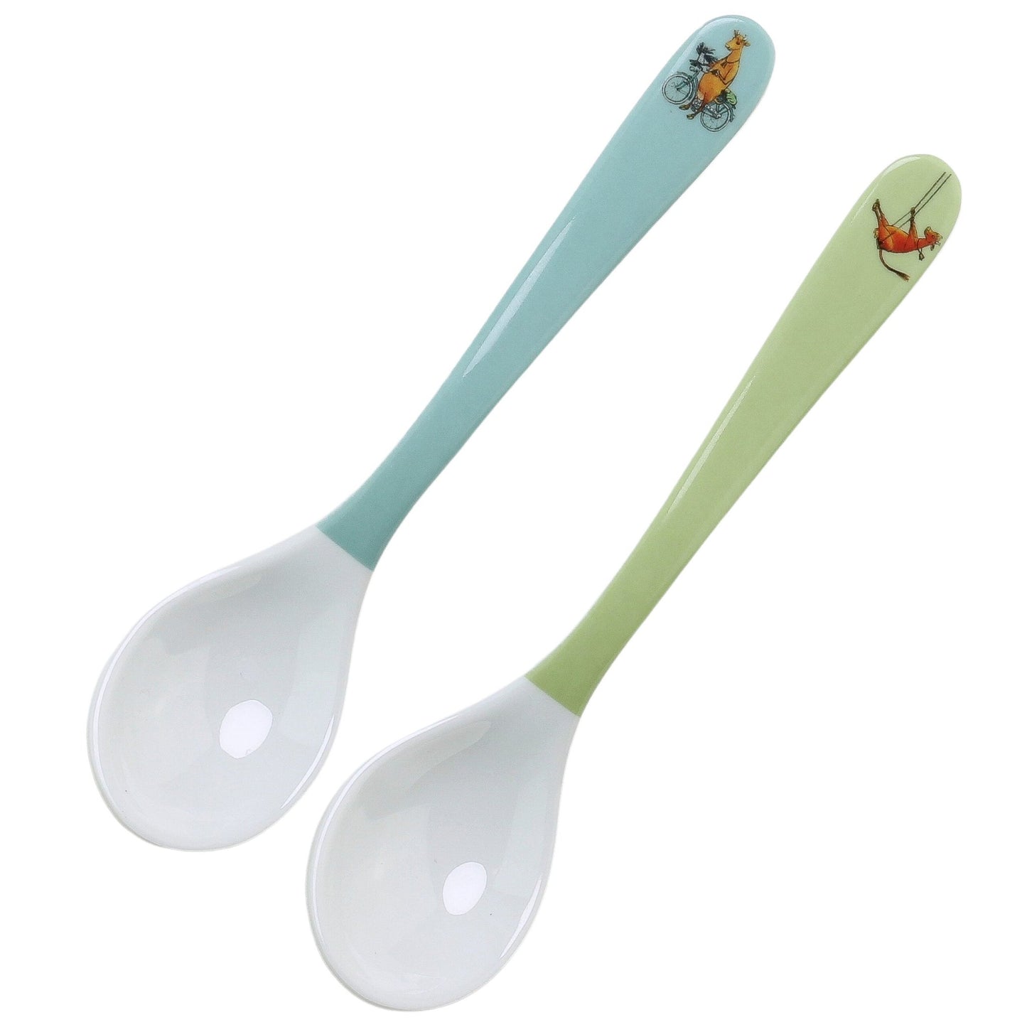 Mamma Mu Cow Spoon Set - Melamine (1 Pair) Dishware for open-ended play - Title: Default Title