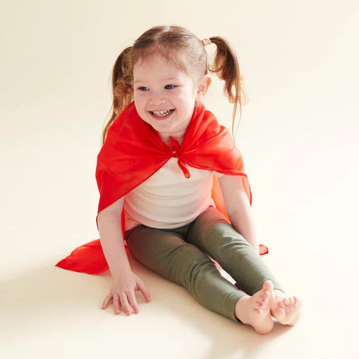 Mini-Playsilks by Sarah's Silks - silk for open-ended play - Color: Emerald