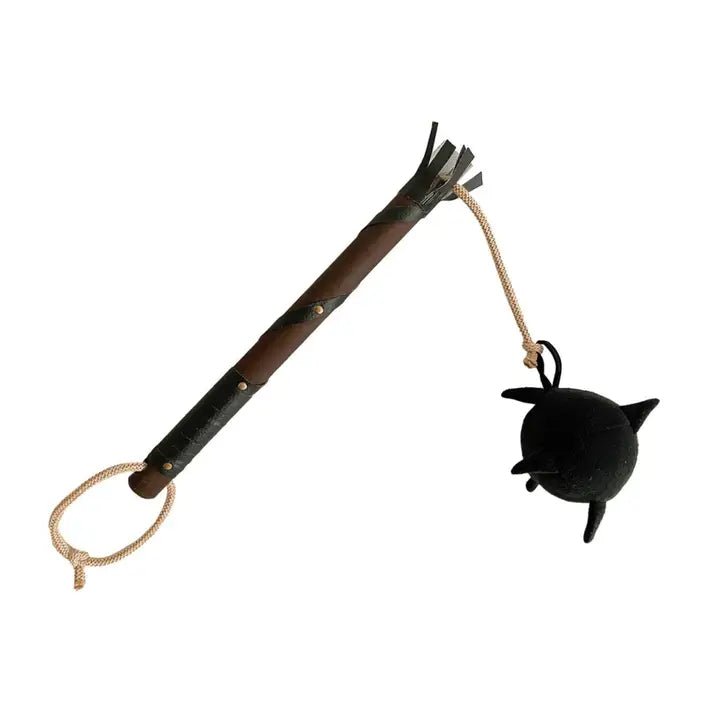 Morningstar Soft Antique Mace - wood, leather Wooden Toys for open-ended play - Title: Default Title