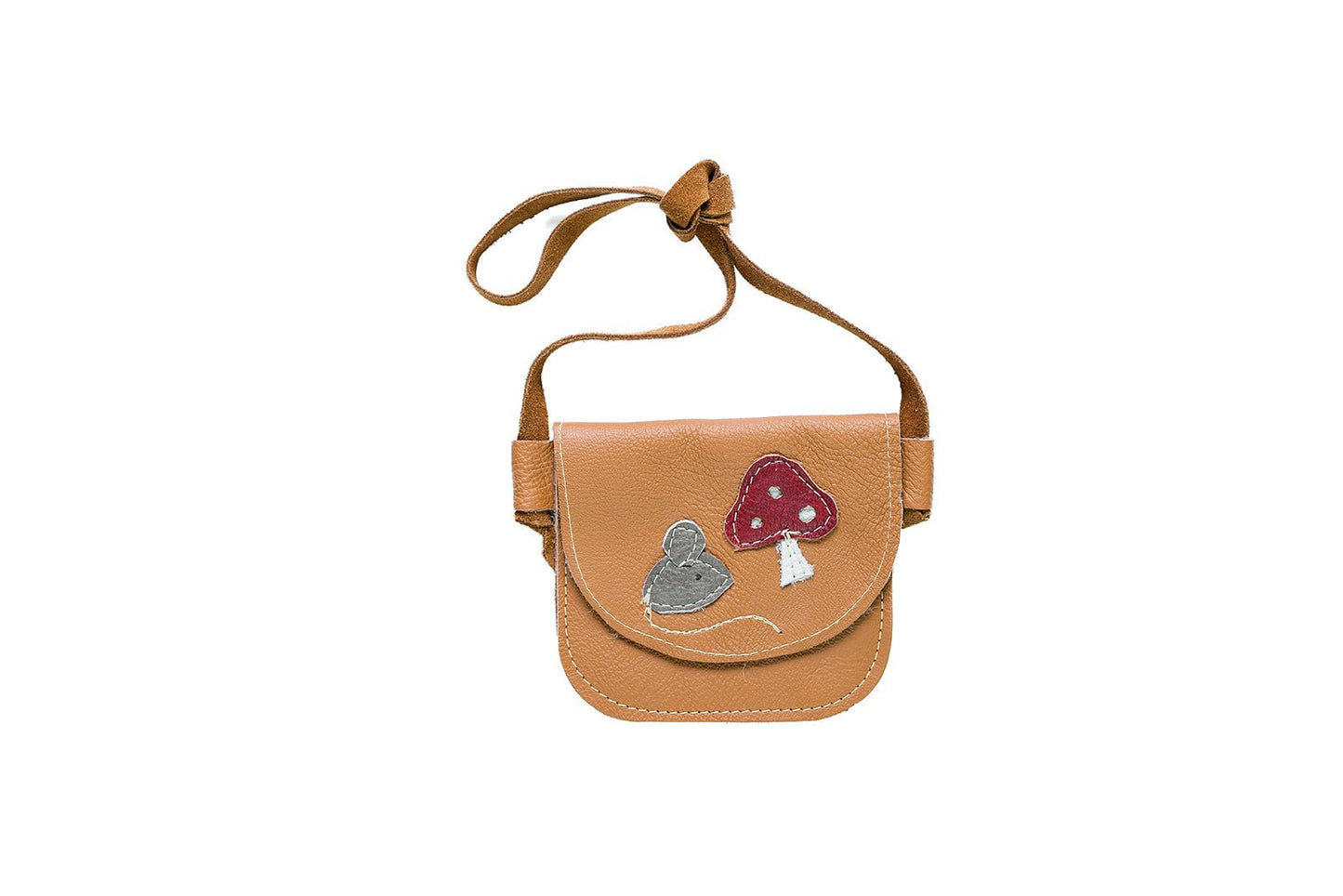 Mouse & Mushroom Leather PURSE Toddler & Kids