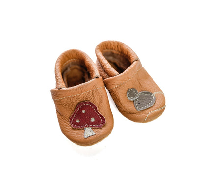 Mushroom & Mouse Leather Shoes Moccs Baby and Toddler