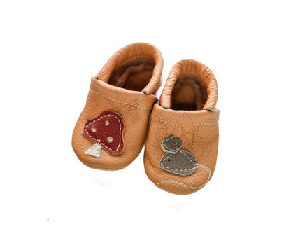 Mushroom & Mouse Leather Shoes Moccs Baby and Toddler