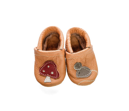 Mushroom & Mouse Leather Shoes Moccs Baby and Toddler