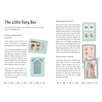 Product packaging with images and text on a white background