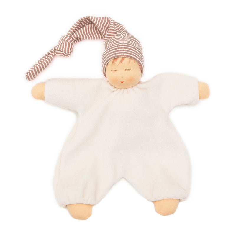 
                  
                    Nanchen Nanchen Organic Cotton Waldorf Style Doll "Sleepy Head" - blueottertoys-NC166466
                  
                