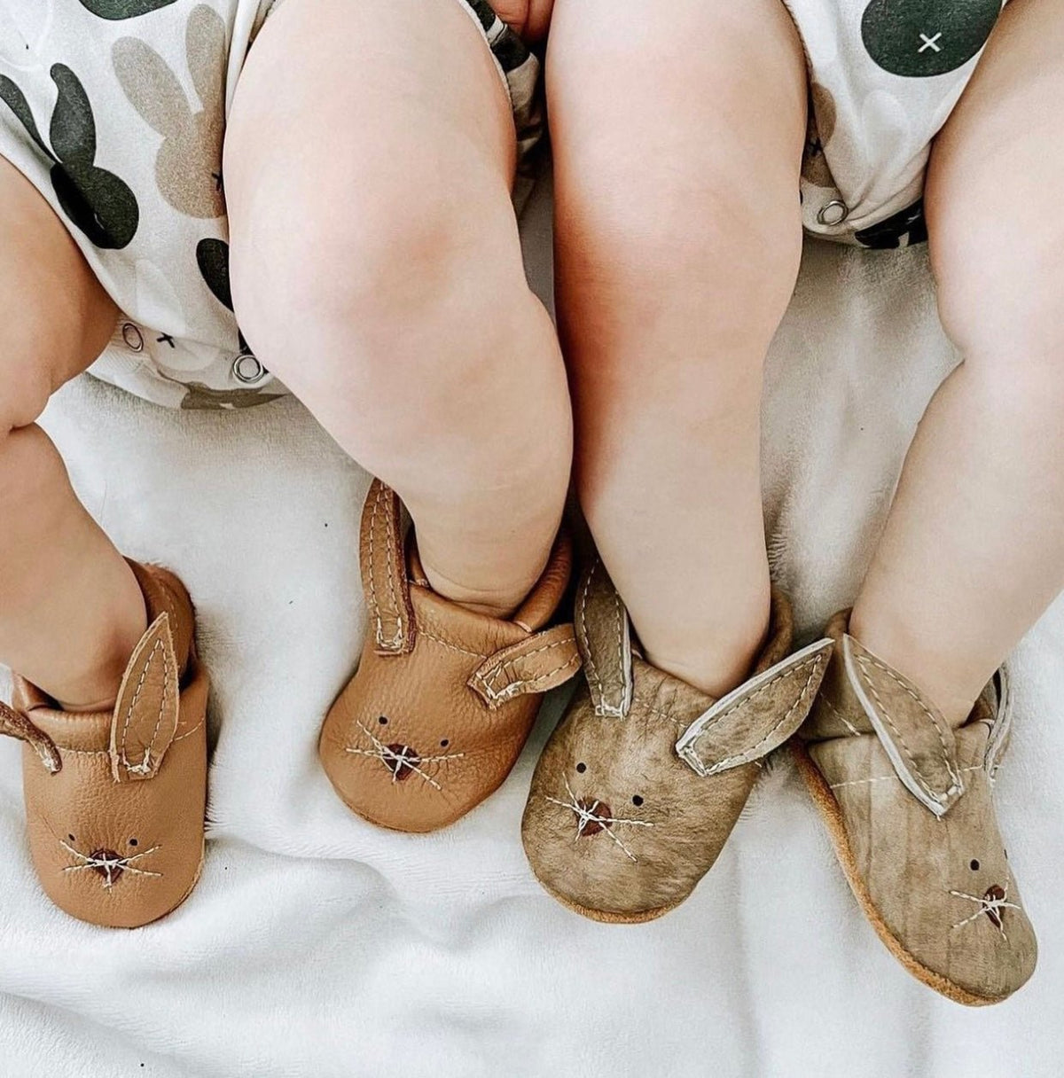 Oat Bunnies // Cute Critters Leather Shoes Baby and Toddler Bunny