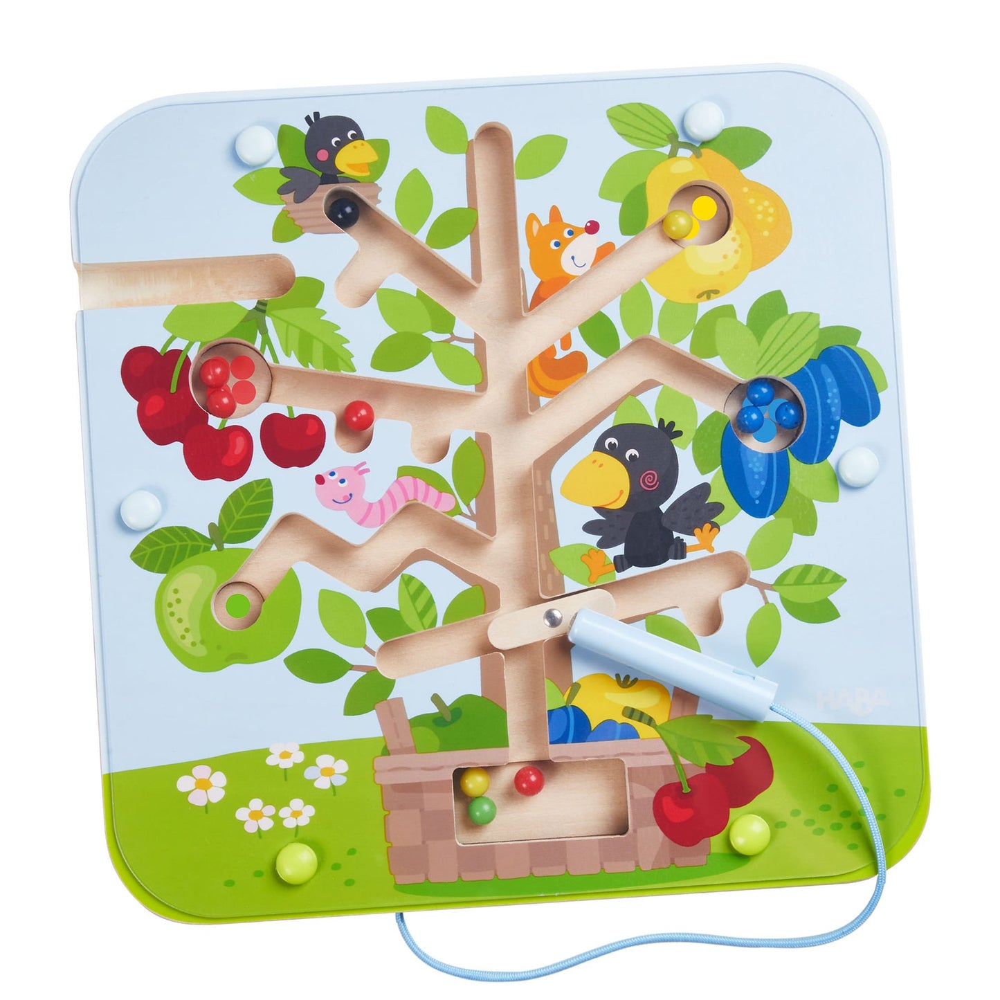 Haba Magnetic Game - Orchard Maze - wood Wooden Toys for open-ended play - Title: Default Title