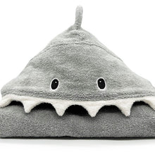 Organic Cotton Bath Poncho - Shark - cotton Bath Toys for open-ended play - Title: Default Title