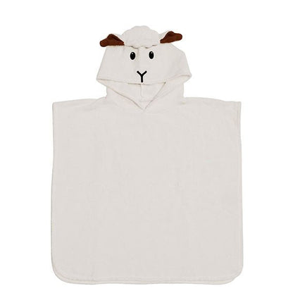 Organic Cotton Bath Poncho - Sheep - cotton, wool Bath Toys for open-ended play - Title: Default Title