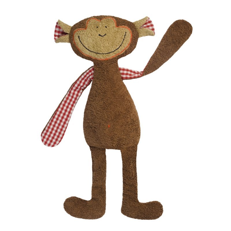 Organic Cotton Monkey by Efie - cotton, wool Stuffed Animals for open-ended play - Title: Default Title