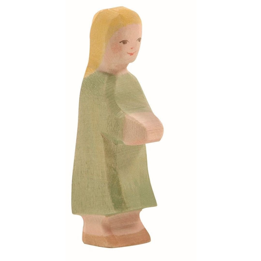 Oshteimer Wooden Gretel Figure - wood, natural Wooden Figures for open-ended play - Title: Default Title