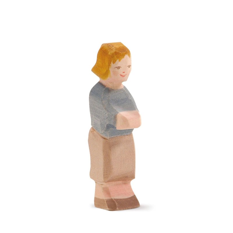 Oshteimer Wooden Hansel Figure - wood, natural Wooden Figures for open-ended play - Title: Default Title