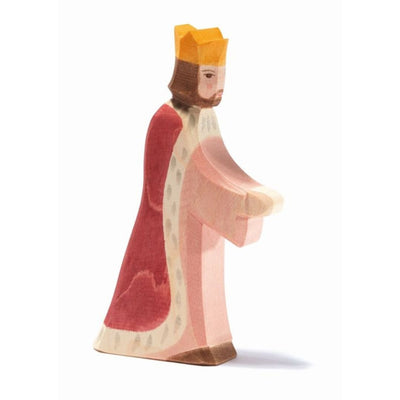 Oshteimer Wooden King Figure - wood, natural Wooden Figures for open-ended play - Title: Default Title