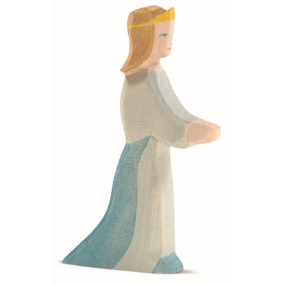Oshteimer Wooden Princess Figure - wood, natural Wooden Figures for open-ended play - Title: Default Title