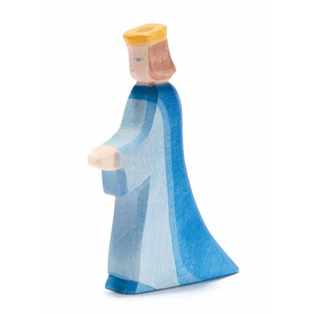 Oshteimer Wooden Queen Figure - wood, natural Wooden Figures for open-ended play - Title: Default Title