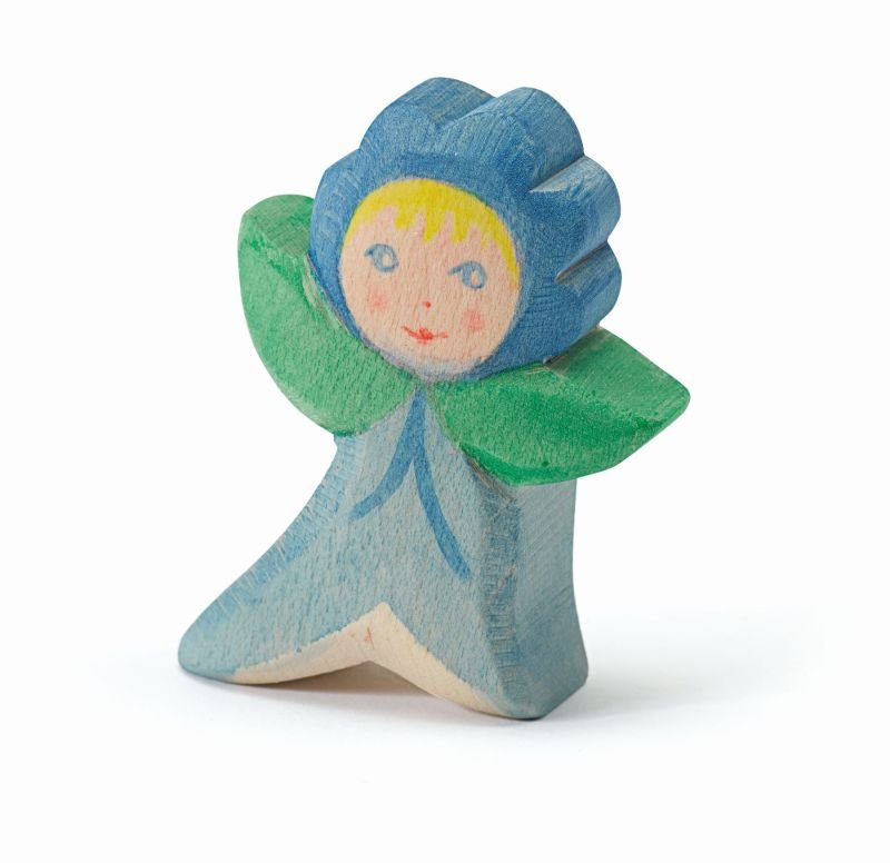 Ostheimer Flower Child: Forget Me Not - wood, natural Wooden Figures for open-ended play - Title: Default Title