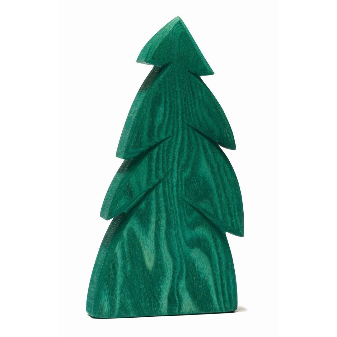 Ostheimer Spruce Tree Large - wood, natural Wooden Figures for open-ended play - Title: Default Title