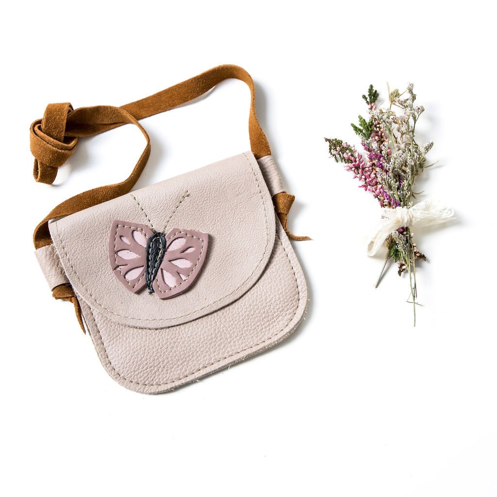 Oyster Butterfly Leather PURSE Toddler & Kids