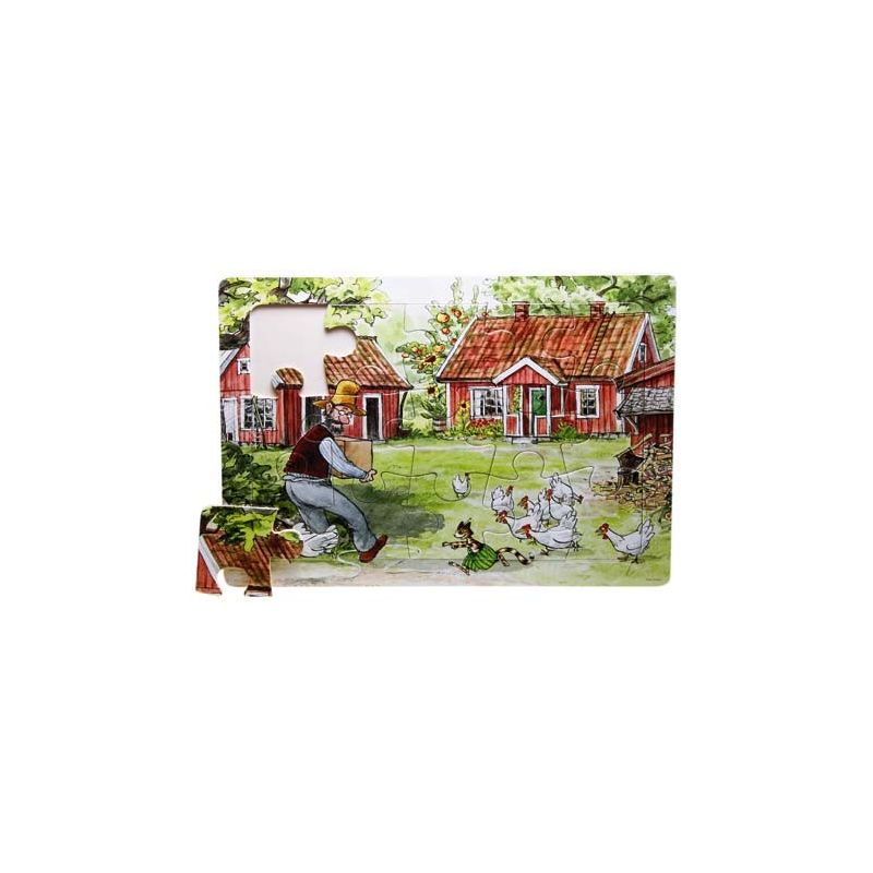 Pettson & Findus Frame Puzzle (15 pcs) - wood Puzzles for open-ended play - Title: Default Title
