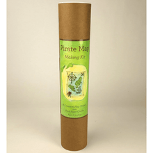 Pirate Map Making Kit in cylindrical packaging on a light background
