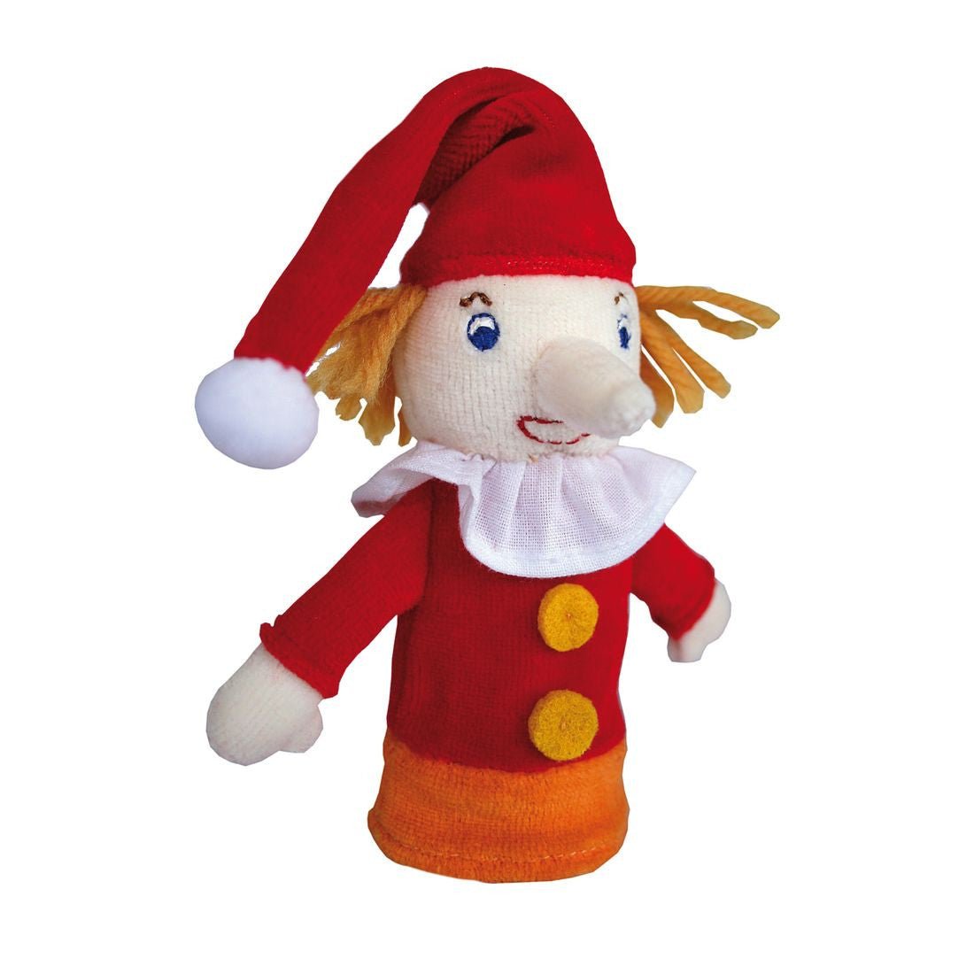Punch Finger Puppet - cotton Finger Puppets for open-ended play - Title: Default Title