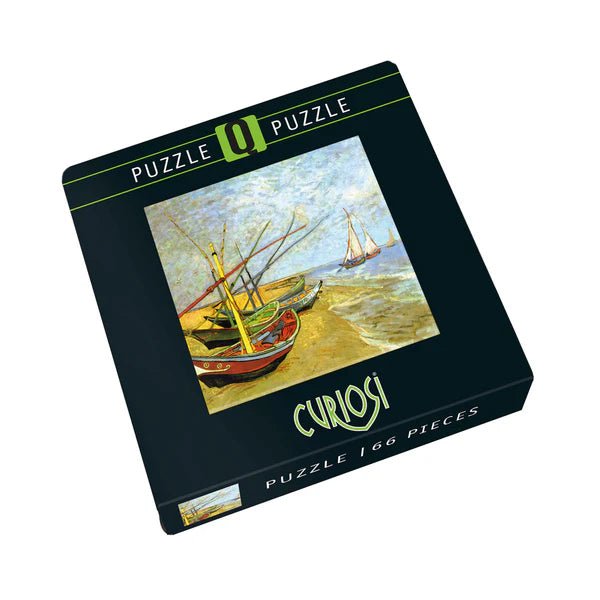 Curiosi Q puzzle box with the painting "Boats" by van Gogh on the cover