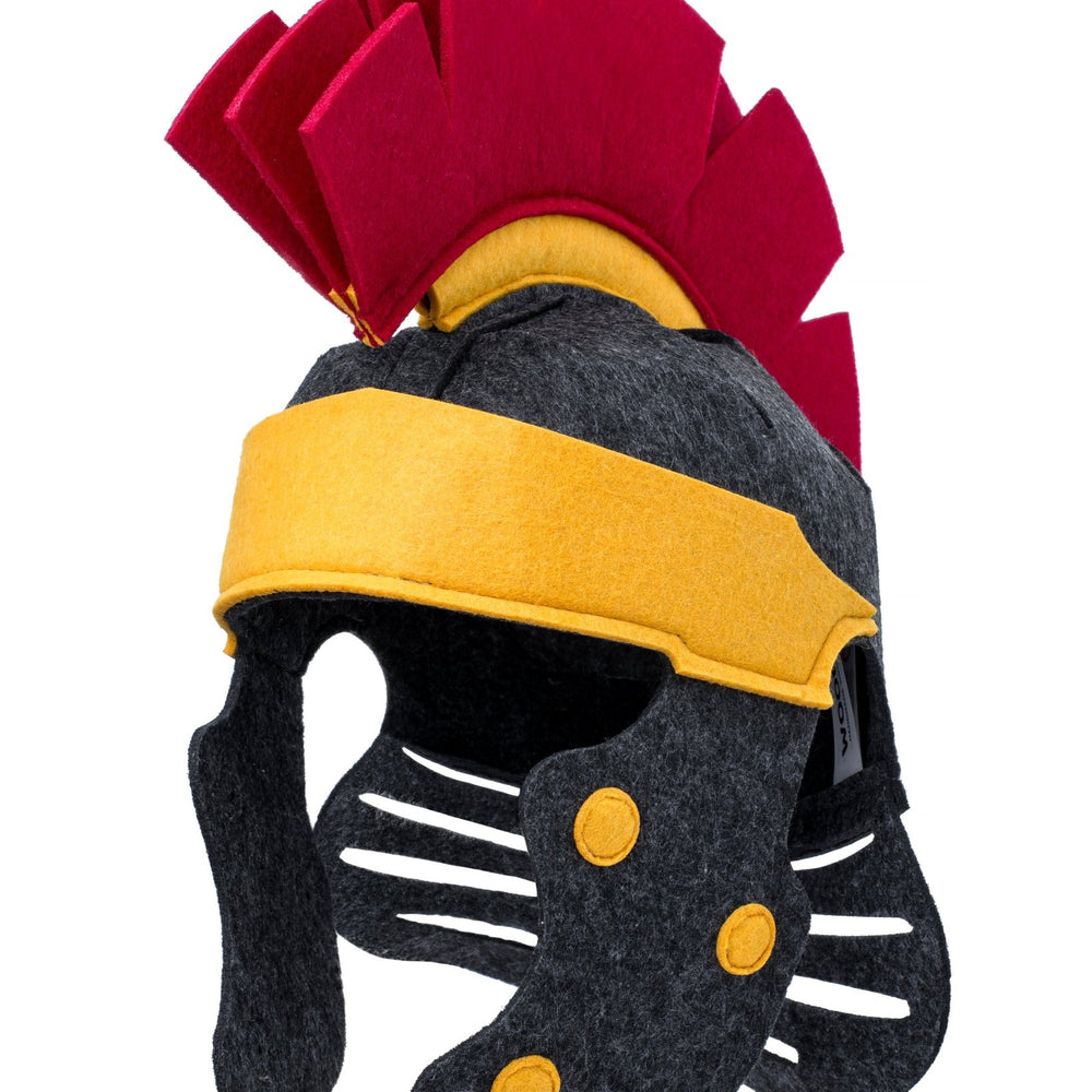 Roman Helmet by Woodsy - wood, felt Dress Up for open-ended play - Size: Small