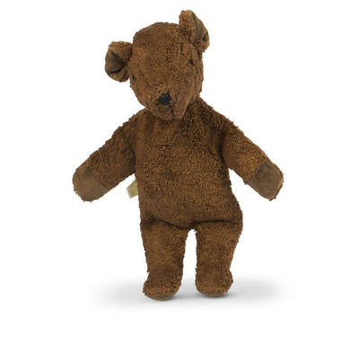 Senger Cuddly Organic Cotton Bear - Small - Brown - cotton, wool Stuffed Animals for open-ended play - Title: Default Title