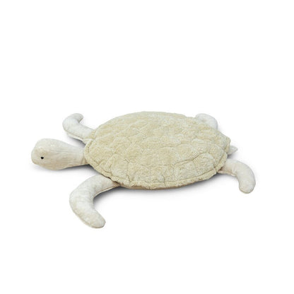 Sea turtle stuffed animal in the color linen