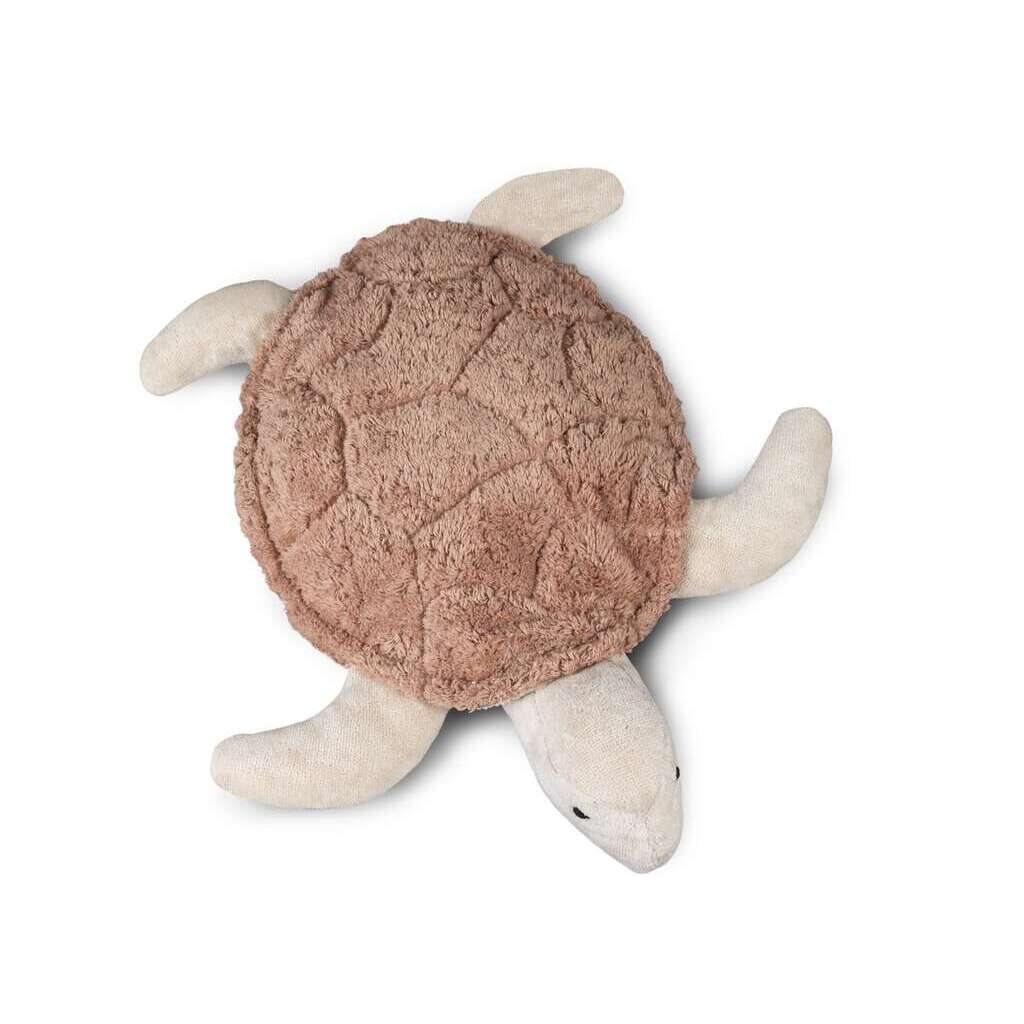 Senger Organic Cotton Cuddly Animal Turtle, Small, Rosewood - wood, cotton, natural Stuffed Animals for open-ended play - ...