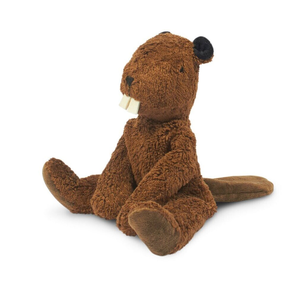 Senger Organic Cotton Floppy Beaver (12") - cotton, wool, natural Stuffed Animals for open-ended play - Title: Default Title
