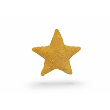 Gold star pillow