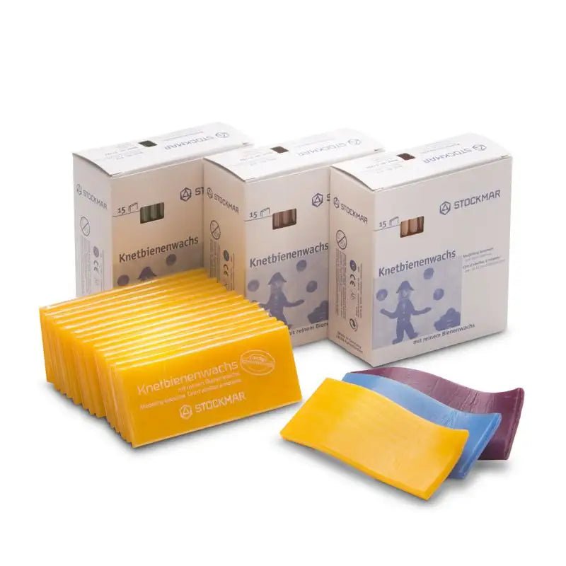 Stockmar Modelling Beeswax - Multiple Colors (15 pack) - beeswax Art and Crafts for open-ended play - Color: Ivory (00)