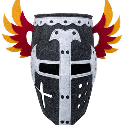 Teutonic Helmet by Woodsy - wood, felt Dress Up for open-ended play - Size: Small