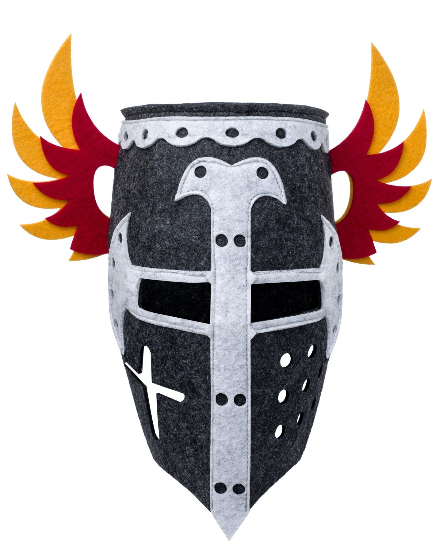 Teutonic Helmet by Woodsy - wood, felt Dress Up for open-ended play - Size: Small