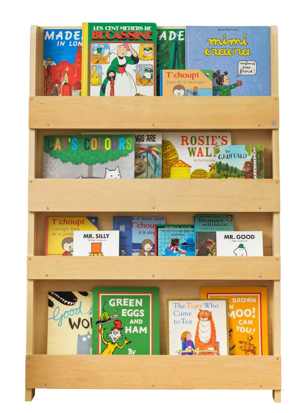 Tidy Books Bookcase - wood, natural Bookcases for open-ended play - Type: Natural Wood