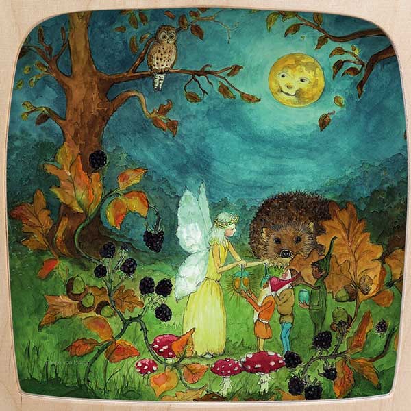 Toverlux Lamp Silhouette -Autumn Fairy (Eentje Van Margo) - wood Lamp Accessories for open-ended play - Title: Default Title
