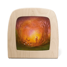 bauke exler toverlux lamp wtih child in forest autumn light