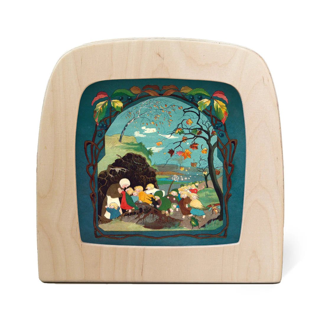 The Story of the Root Children silhouette - Autumn in frame