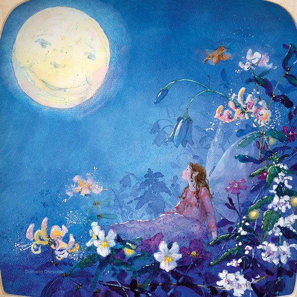 Toverlux silhouette from little fairy can't sleep - daniela drescher - moon